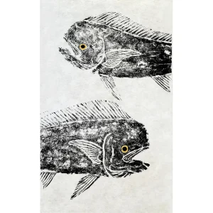 Mahi Mahi Gyotaku Giclee Print 20" x 30". Signed and numbered edition of 50.